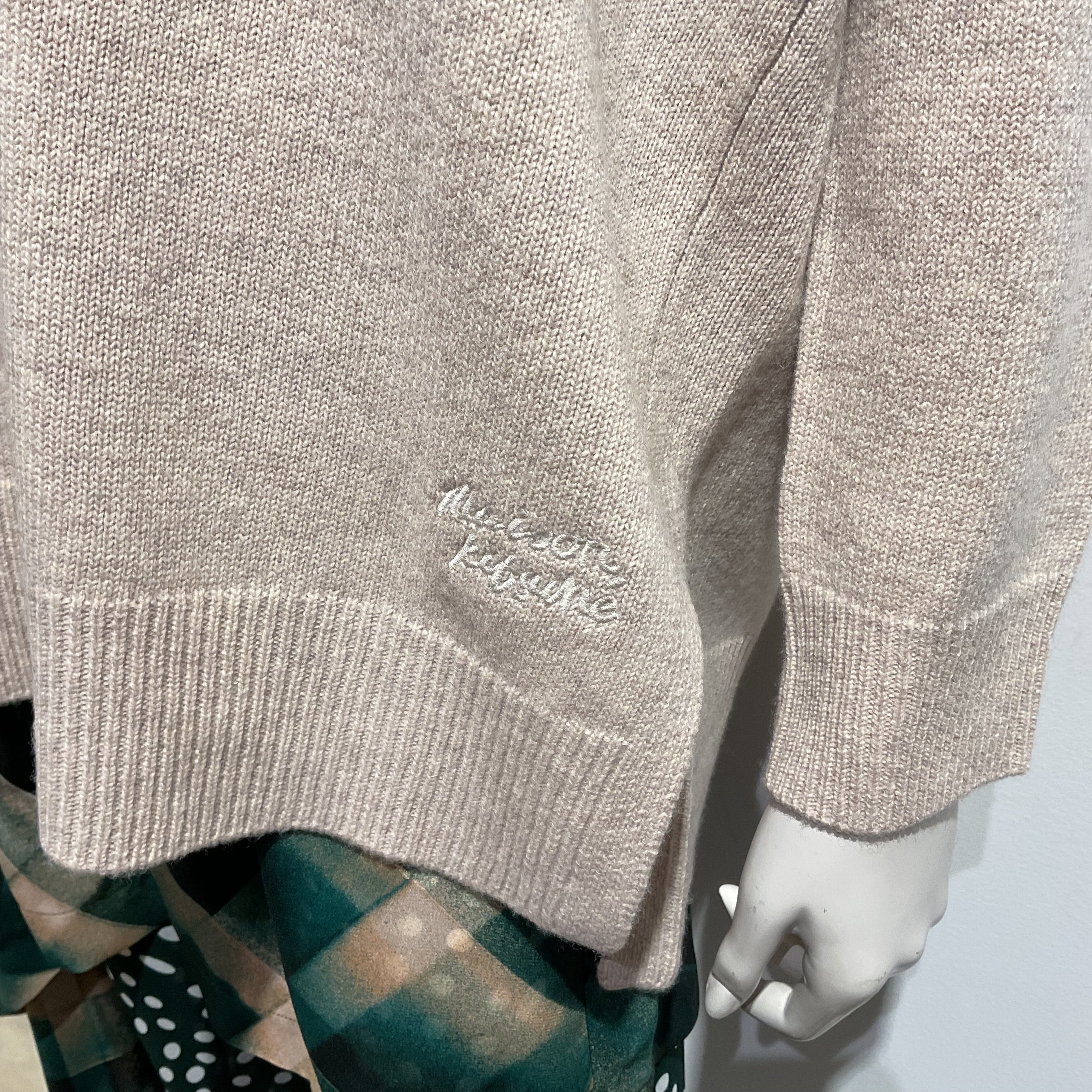 MAISON KITSUNE/メゾンキツネ メリノ ウール ロング カーディガン