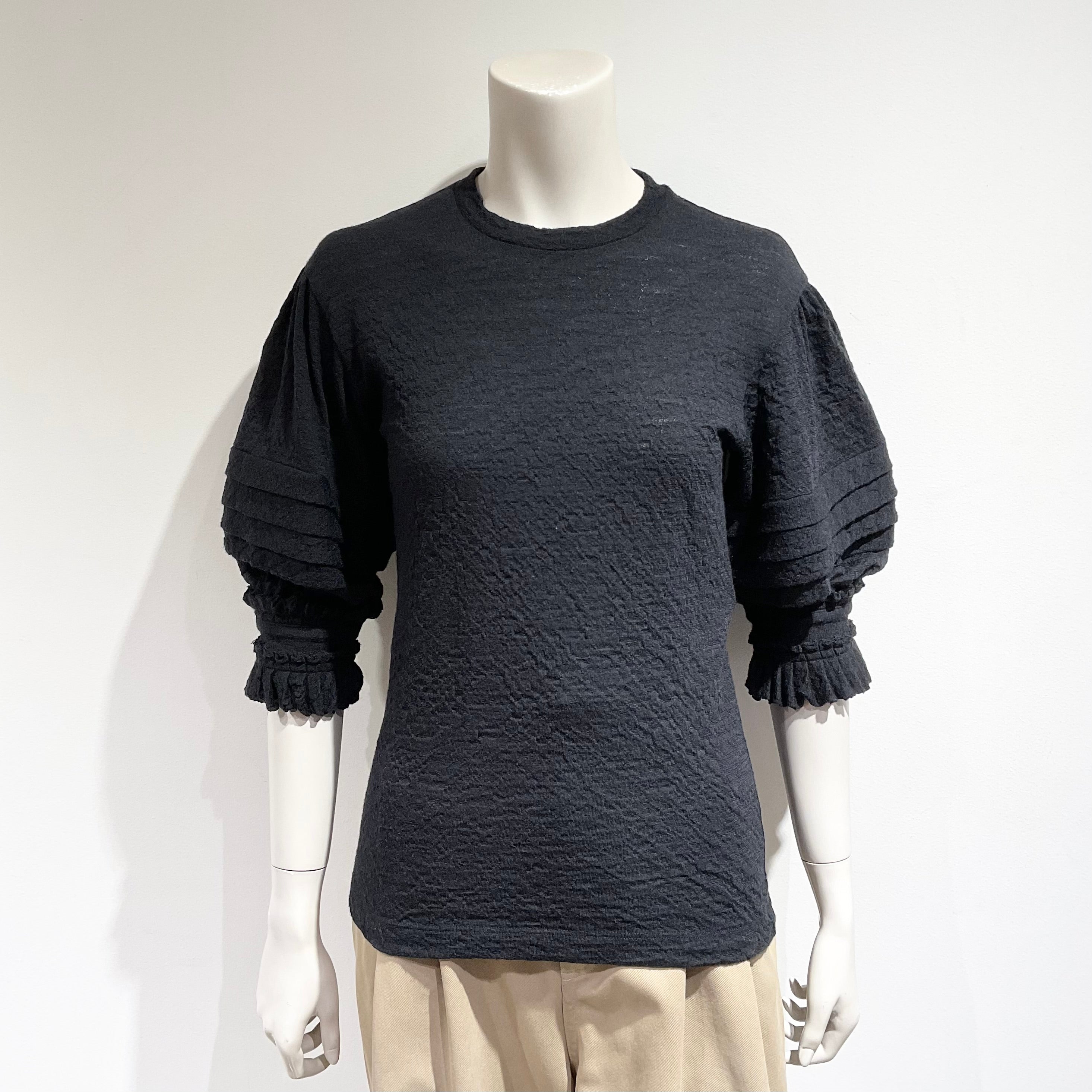 JIL SANDER/ジルサンダー フリル パフスリーブ ニット