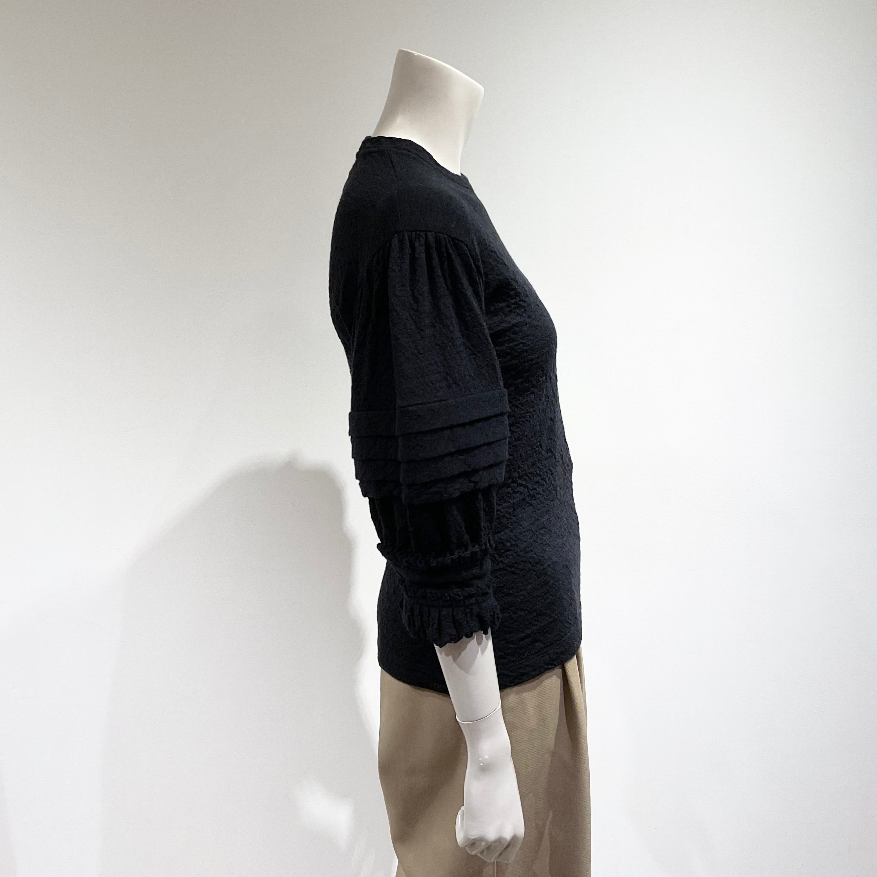 JIL SANDER/ジルサンダー フリル パフスリーブ ニット