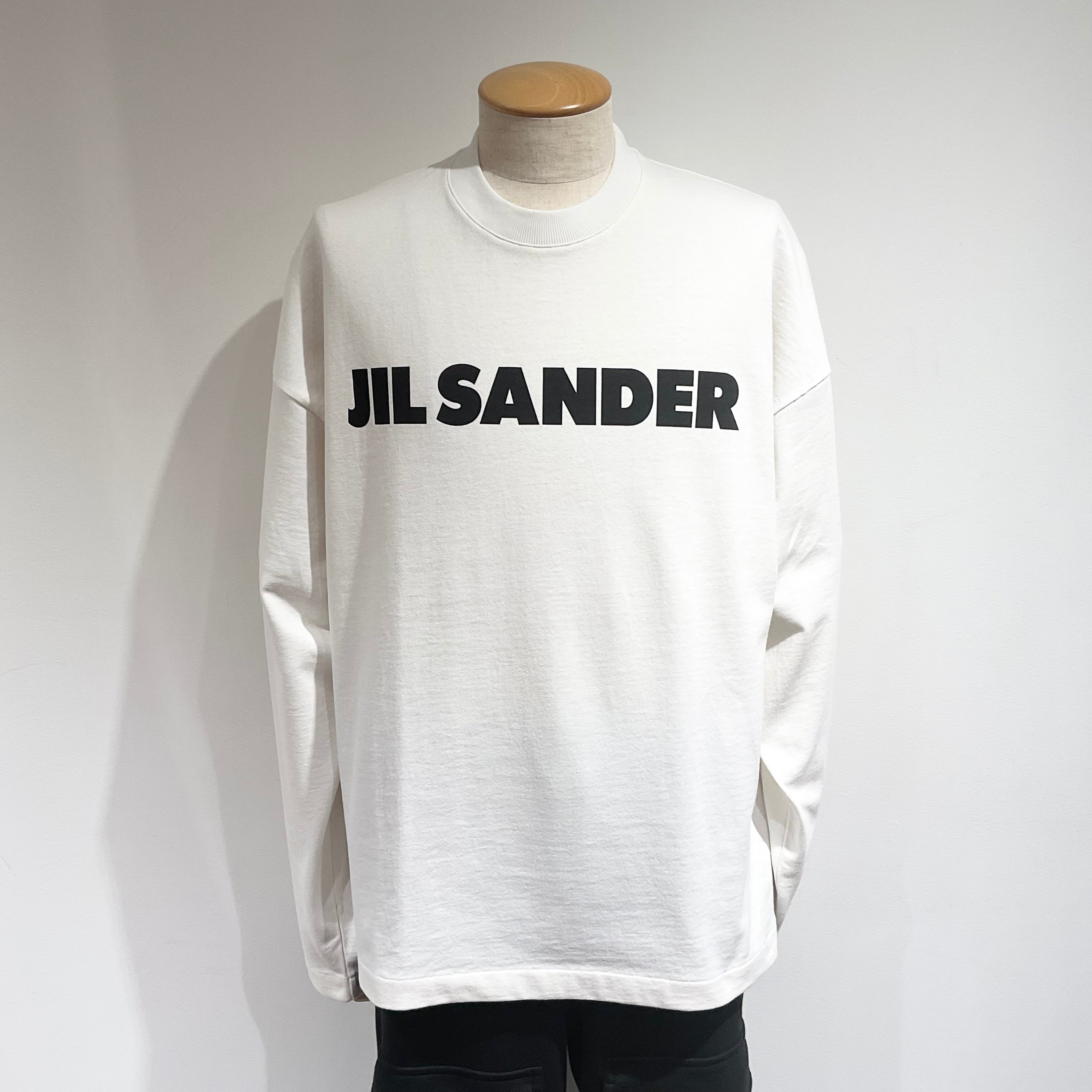 JIL SANDER ジルサンダー ホワイト Tシャツ M JIL SANDER/ジルサンダー ロゴTシャツ