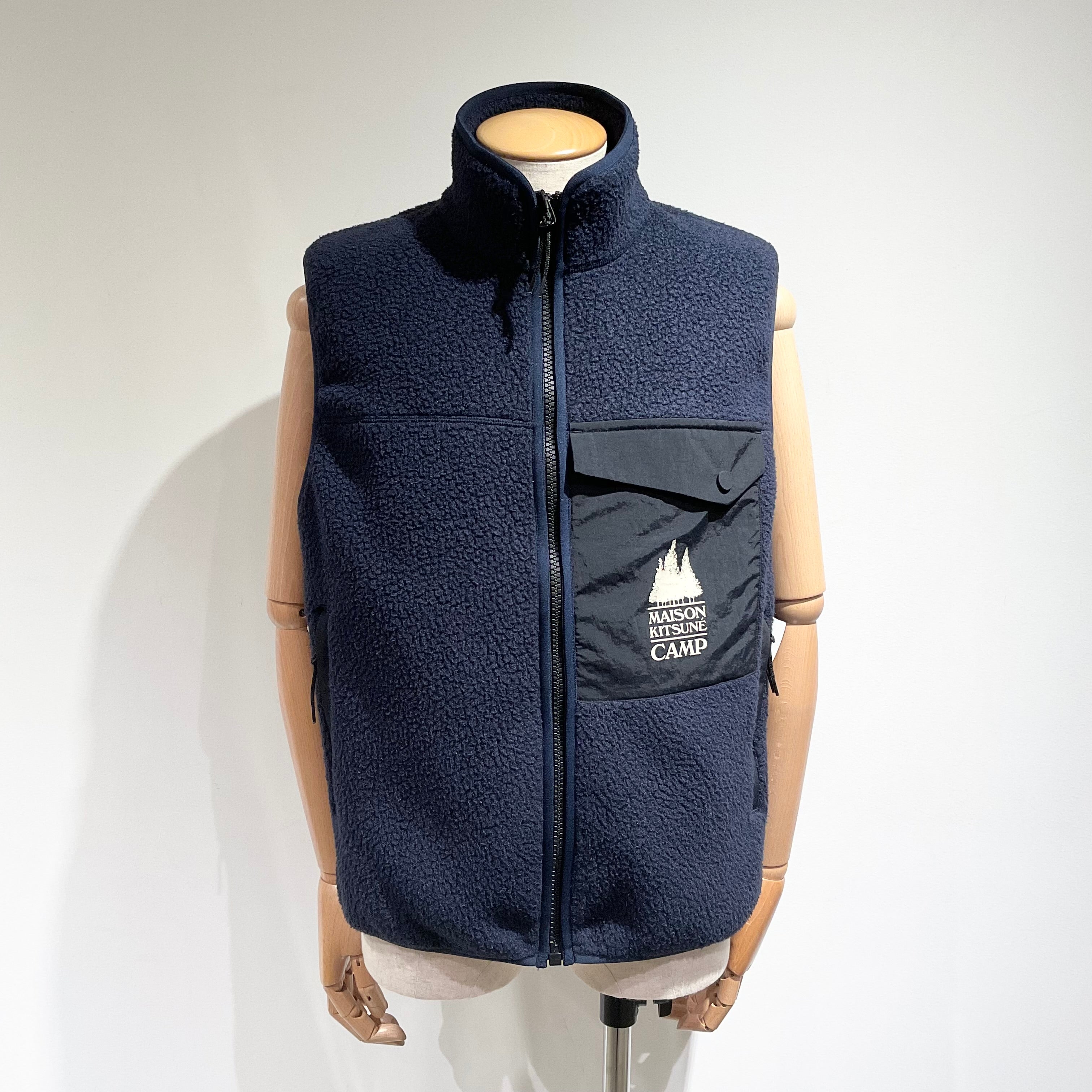 MAISON KITSUNE/メゾンキツネ フリース スリーブレス ベスト