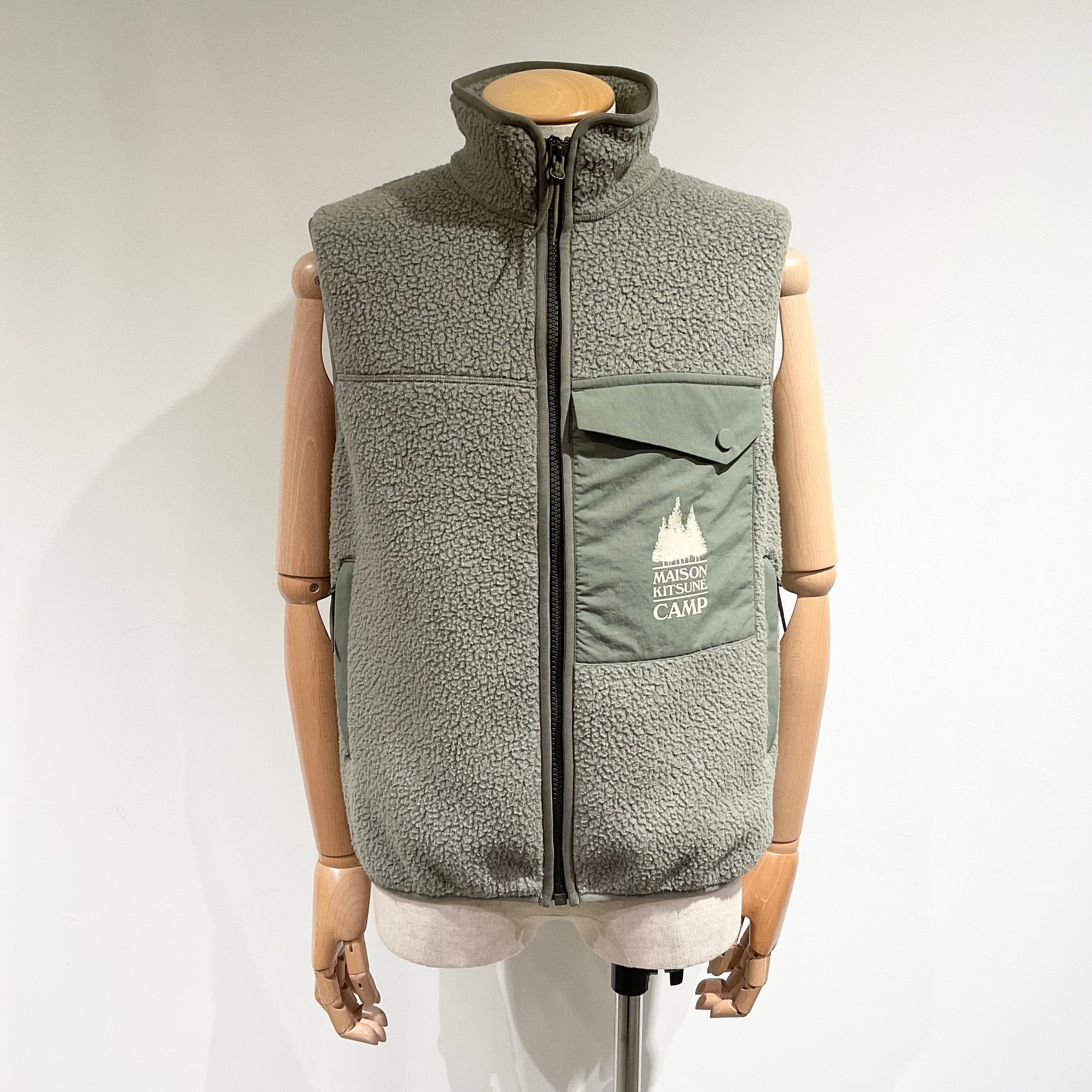 MAISON KITSUNE/メゾンキツネ フリース スリーブレス ベスト