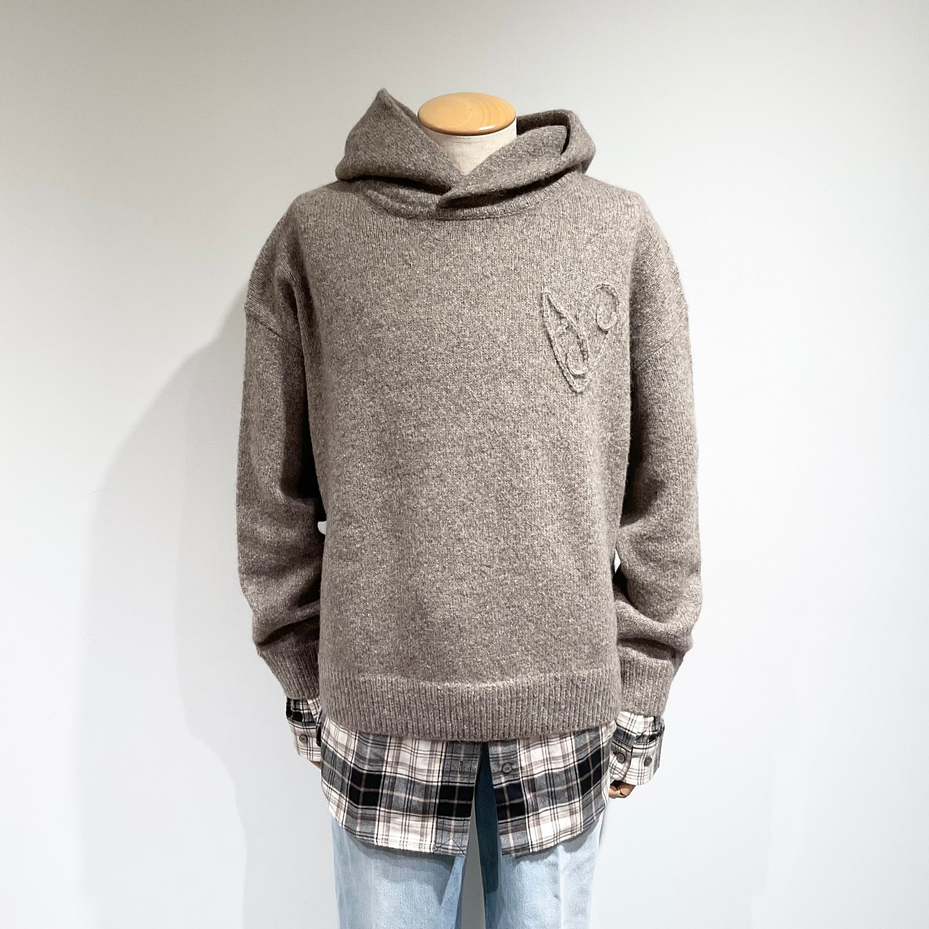 Acne Studios/アクネストゥディオズ レイヤードニットパーカー