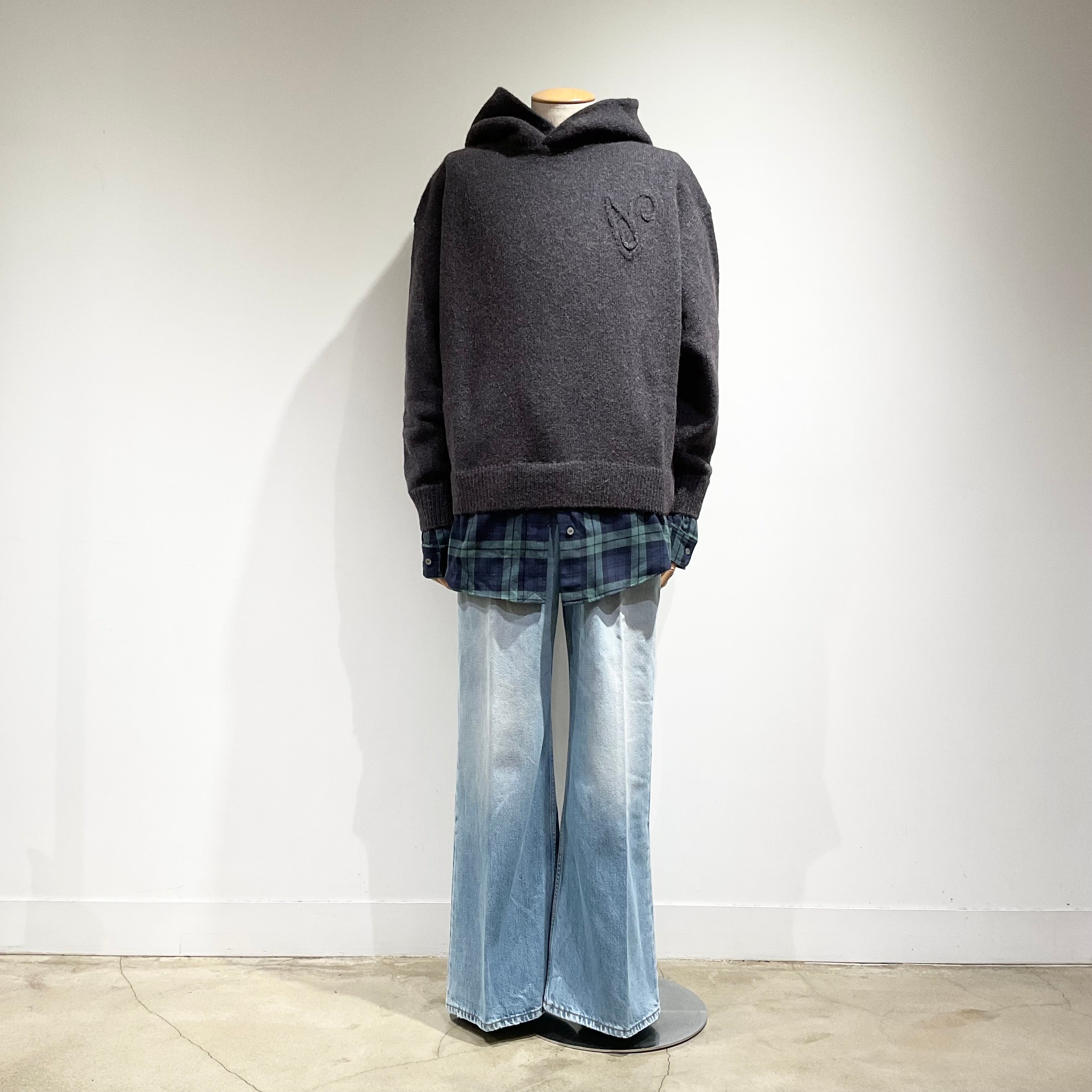 Acne Studios/アクネストゥディオズ レイヤードニットパーカー