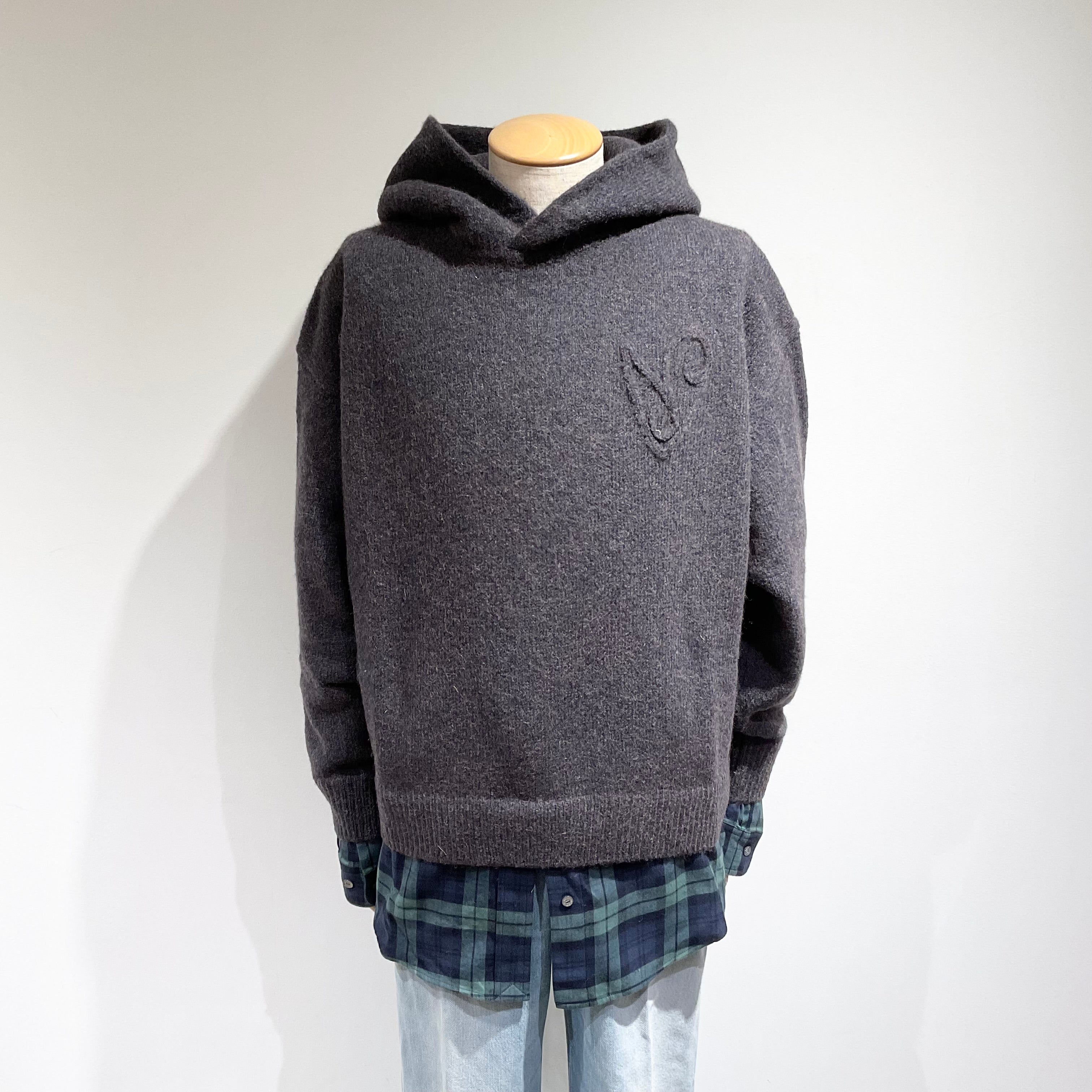 ACNE レイヤードニット Acne Studios/アクネストゥディオズ レイヤードニットパーカー
