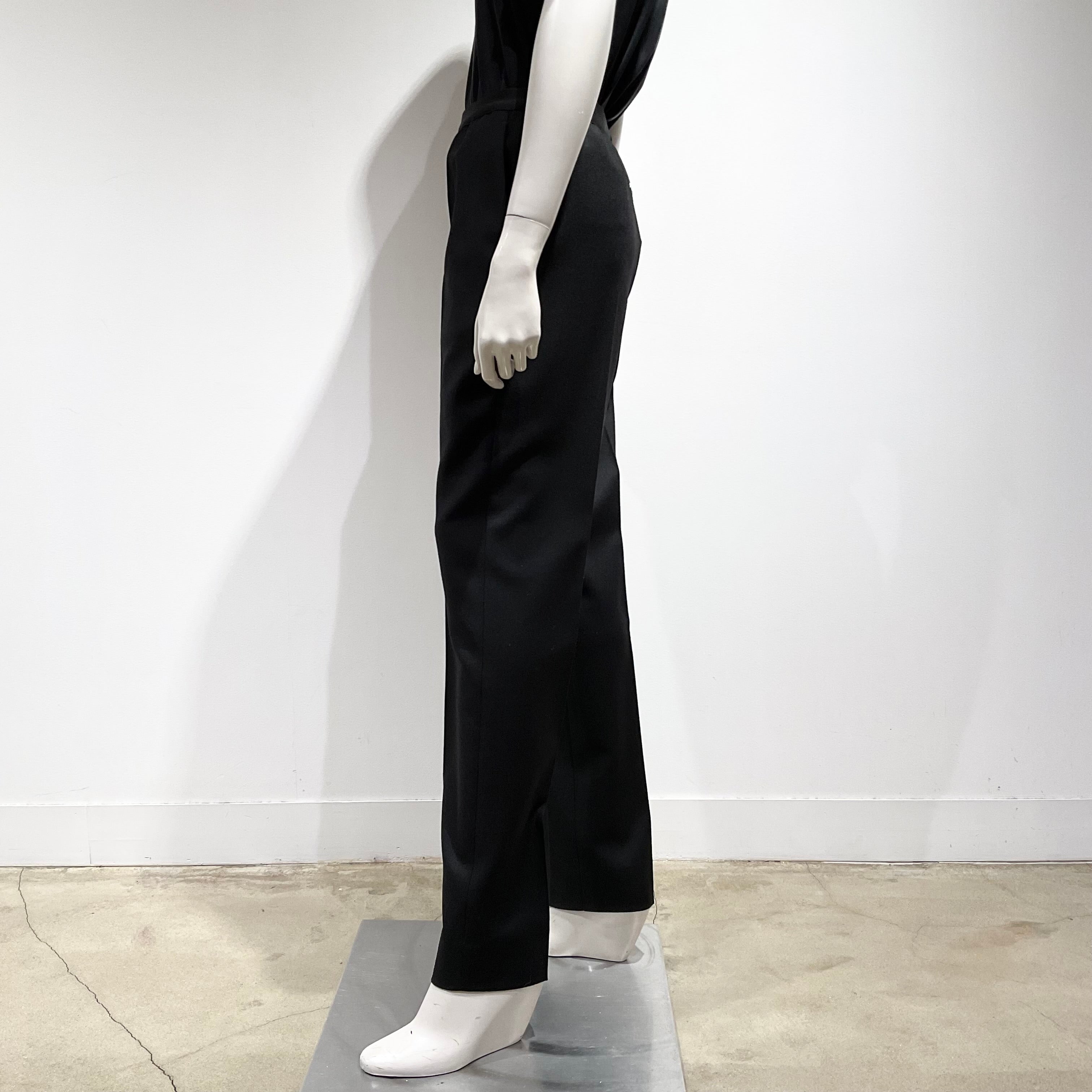 Maison Margiiela/メゾンマルジェラ ウール ストレートレッグトラウザーズ