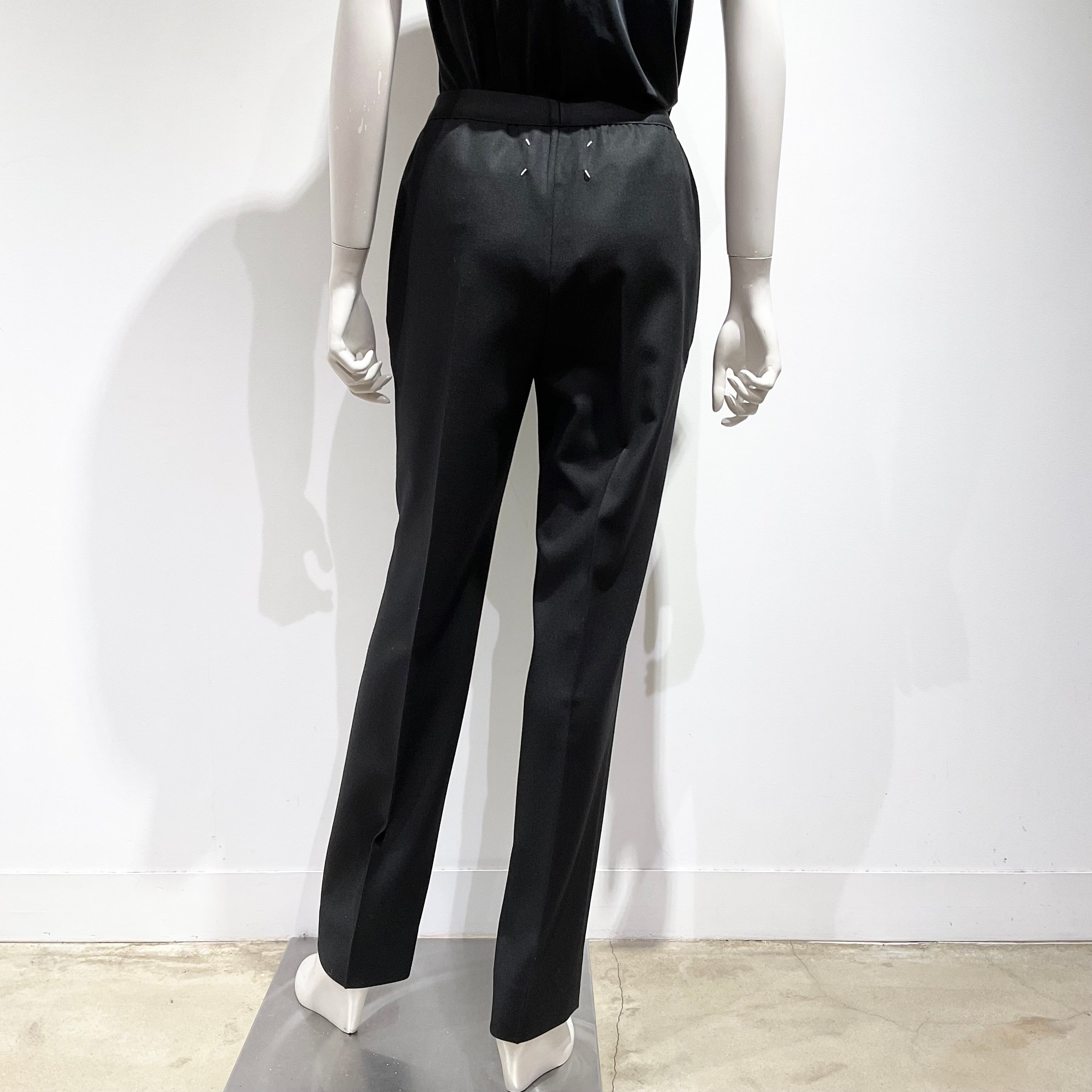 Maison Margiiela/メゾンマルジェラ ウール ストレートレッグトラウザーズ