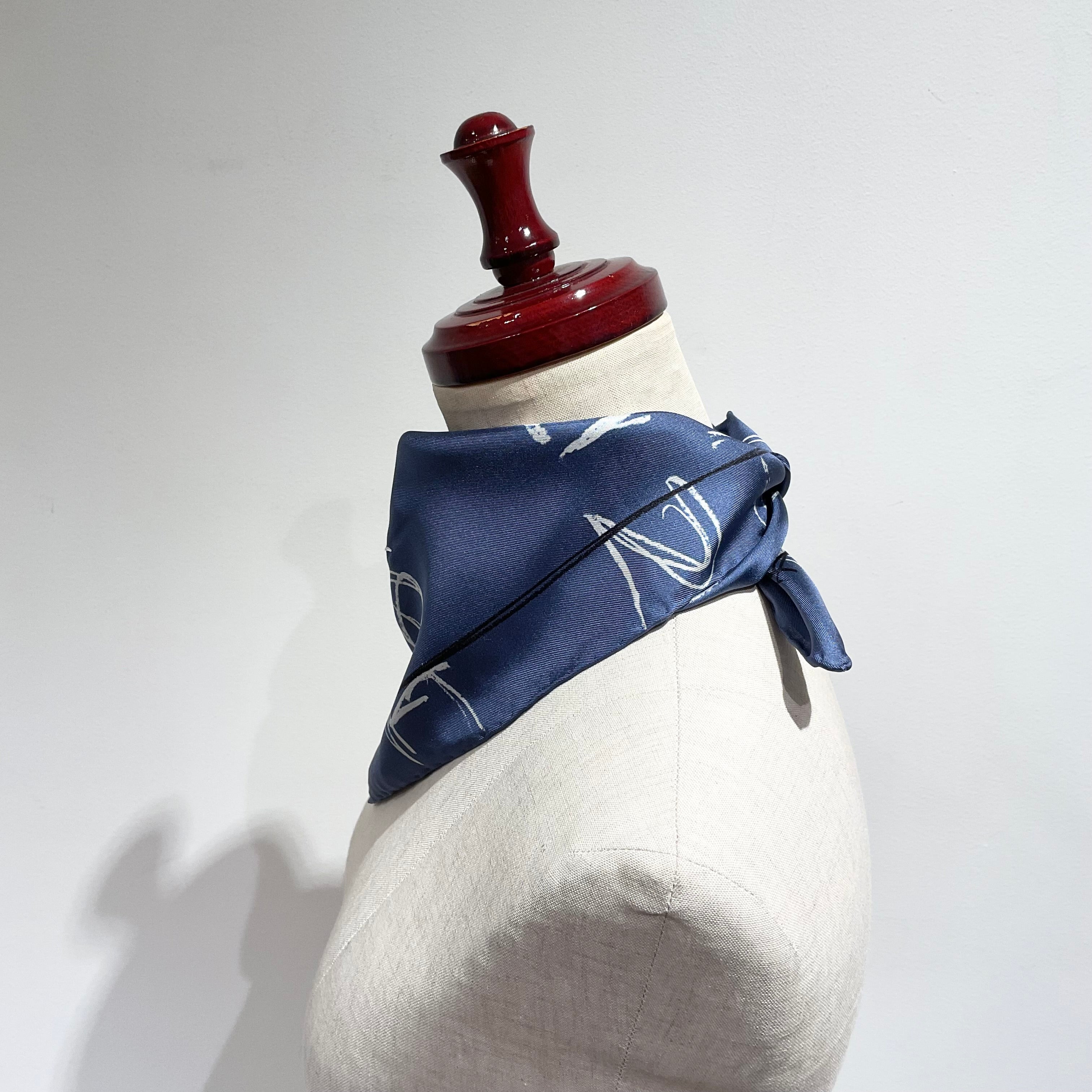 Maison Margiiela/メゾンマルジェラ ナンバリング シルクスカーフ