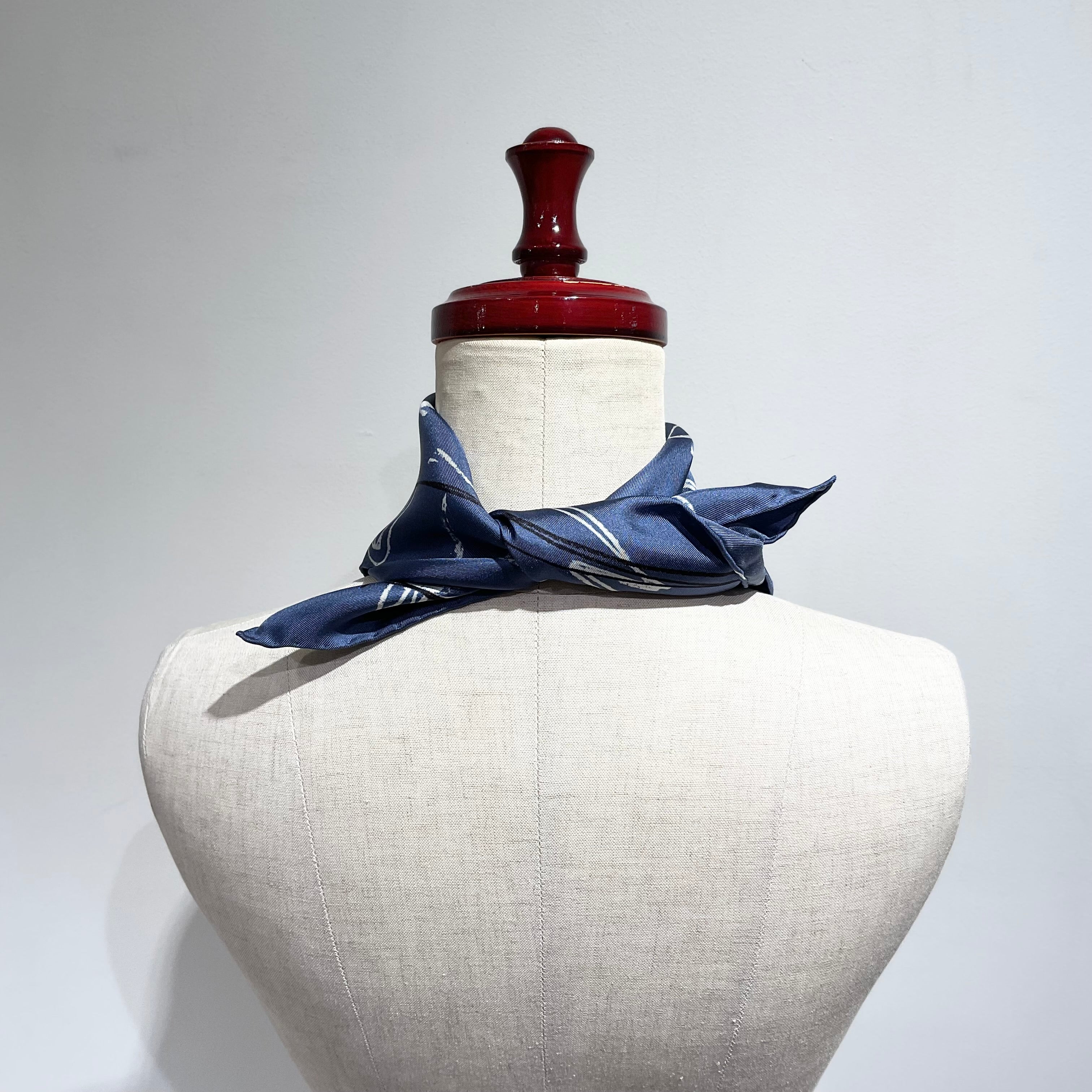 Maison Margiiela/メゾンマルジェラ ナンバリング シルクスカーフ