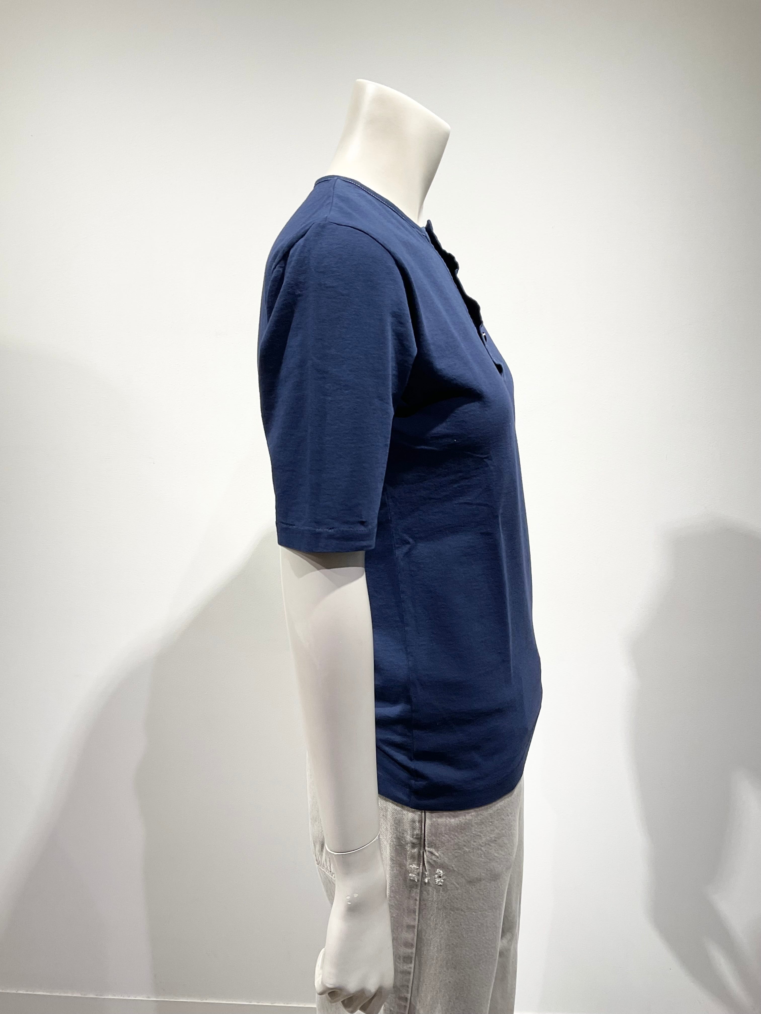 Maison Margiela/メゾンマルジェラ ヘンリーネックTシャツ