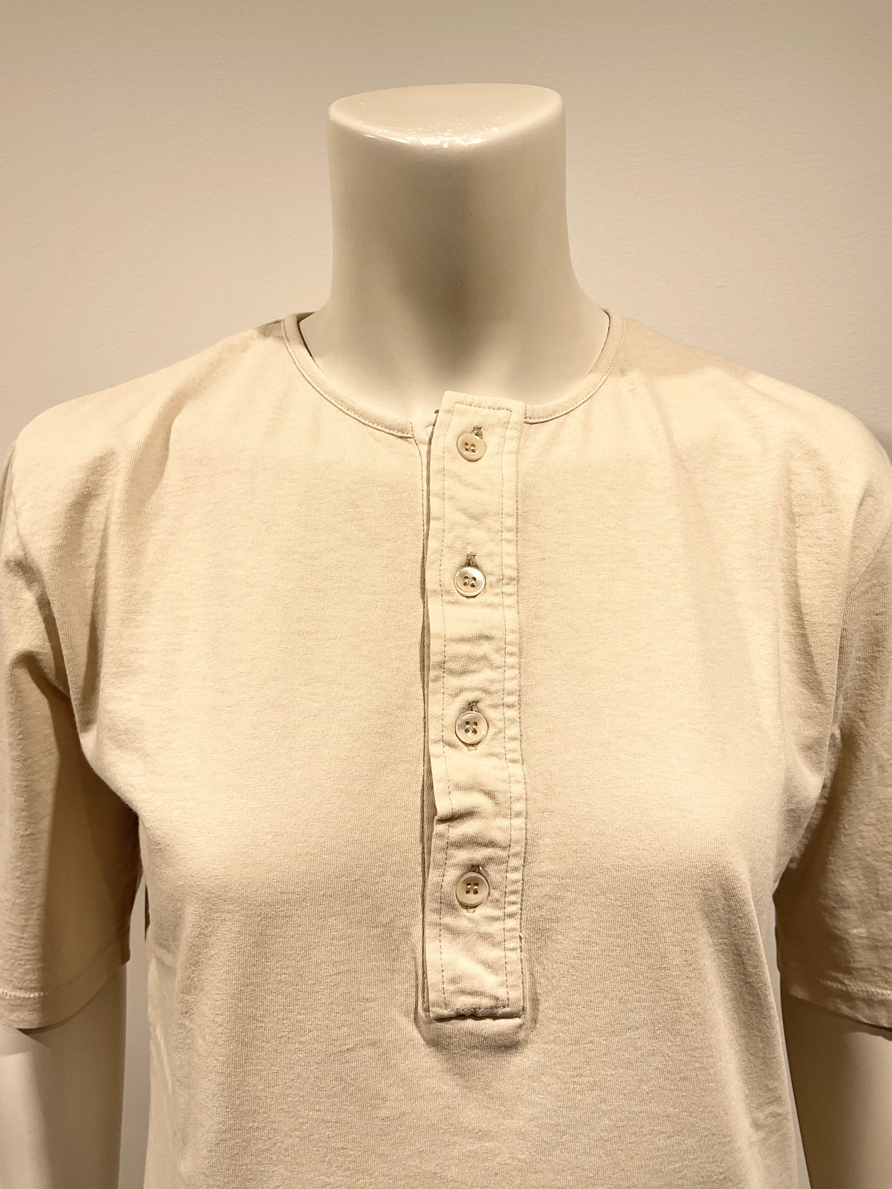 Maison Margiela/メゾンマルジェラ ヘンリーネックTシャツ